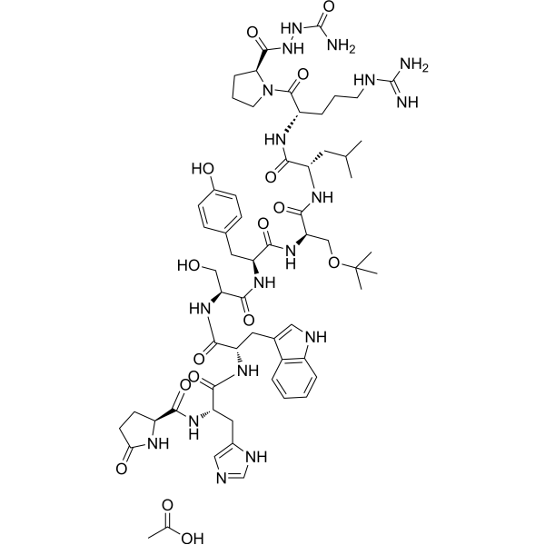 CAS  145781-92-6	Goserelin acetate；醋酸戈舍瑞林