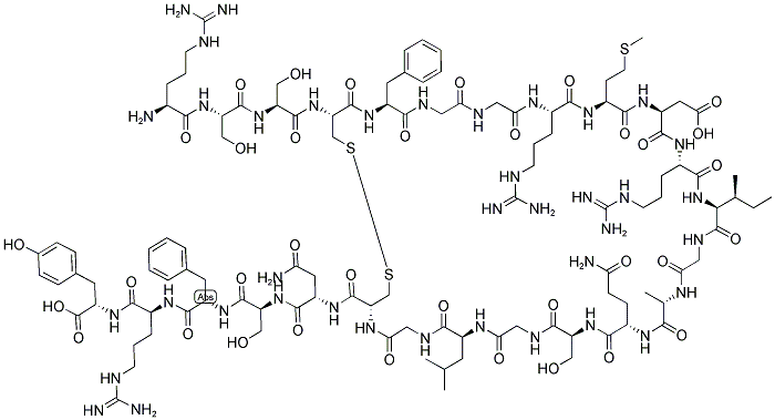 CAS 95896-08-5 阿那立肽； Anaritide;Human atrial natriuretic factor  (102–126)