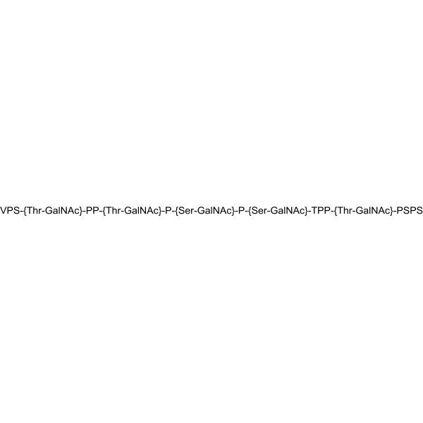 (Thr(GalNAc)4,7,15,Ser(GalNAc)9,11)-IgA1 Hinge Region Peptide