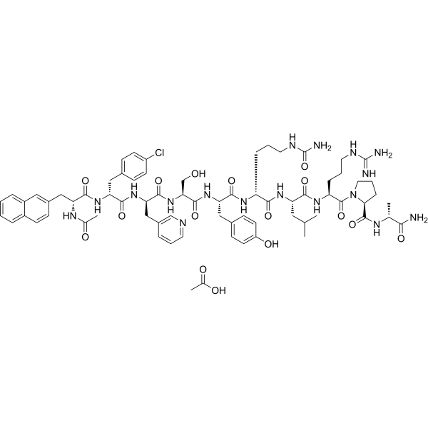 CAS 145672-81-7  Cetrorelix Acetate