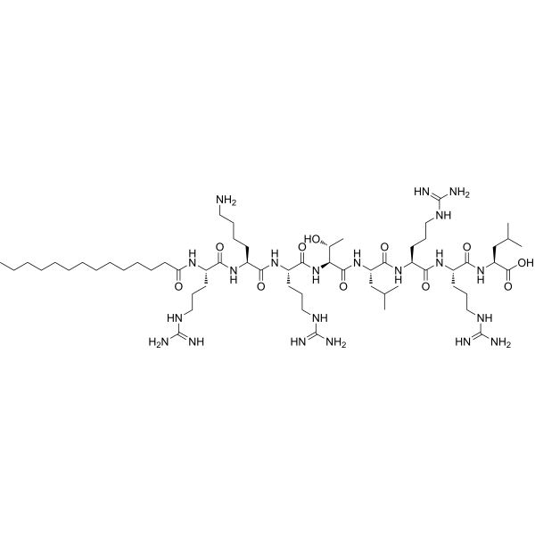 CAS 152246-40-7  N-myristoyl-RKRTLRRL