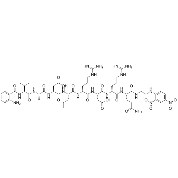 CAS 1042405-14-0  Abz-Val-Ala-Asp-Nva-Arg-Asp-Arg-Gln-EDDnp