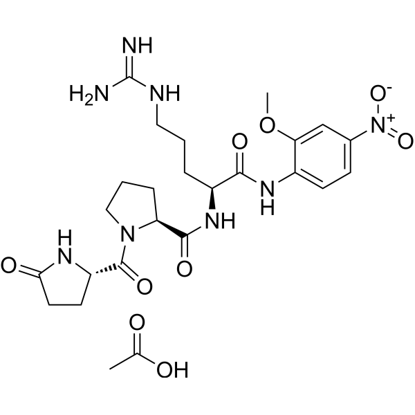 CAS 2070009-26-4  pGlu-Pro-Arg-MNA monoacetate