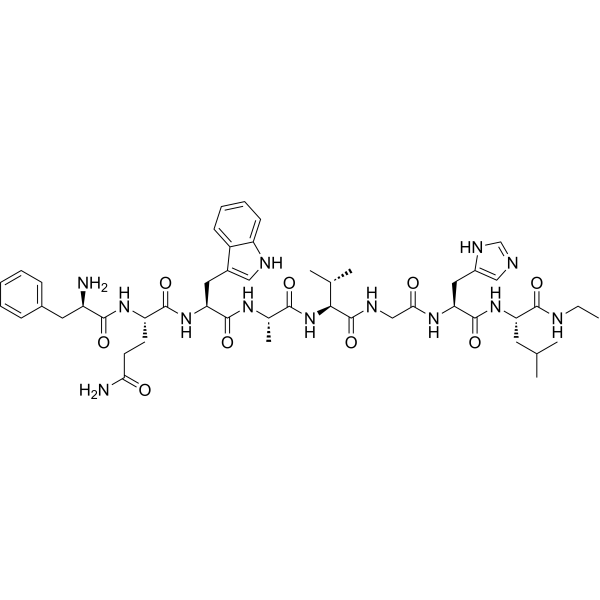 CAS 124199-90-2  (D-Phe6,Leu-NHEt13,des-Met14)-Bombesin (6-14)