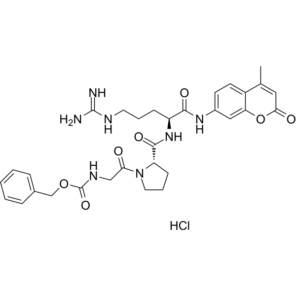 CAS 201928-42-9　　Z-Gly-Pro-Arg-AMC hydrochloride