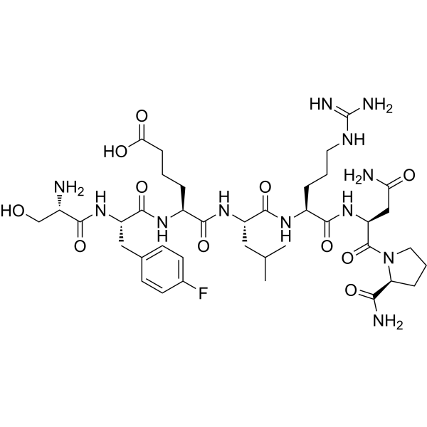 CAS 237409-87-9　　Ser-parafluoroPhe-Aad-Leu-Arg-Asn-Pro-NH2