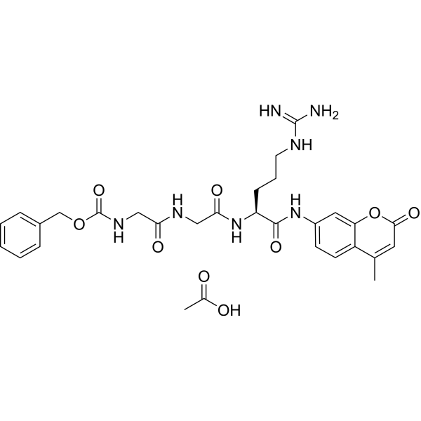 CAS 2070009-61-7  Z-Gly-Gly-Arg-AMC acetate