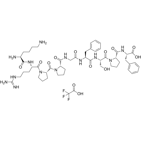 CAS 2763588-90-3  Lys-[Des-Arg9]Bradykinin TFA