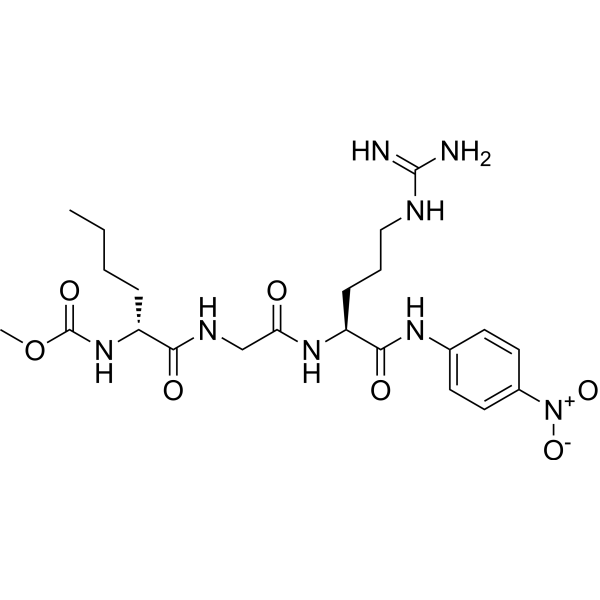 CAS 104186-68-7  Methoxycarbonyl-D-Nle-Gly-Arg-pNA