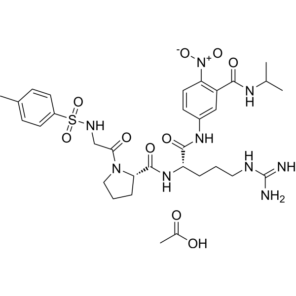 CAS 2070009-46-8  Tos-Gly-Pro-Arg-ANBA-IPA acetate